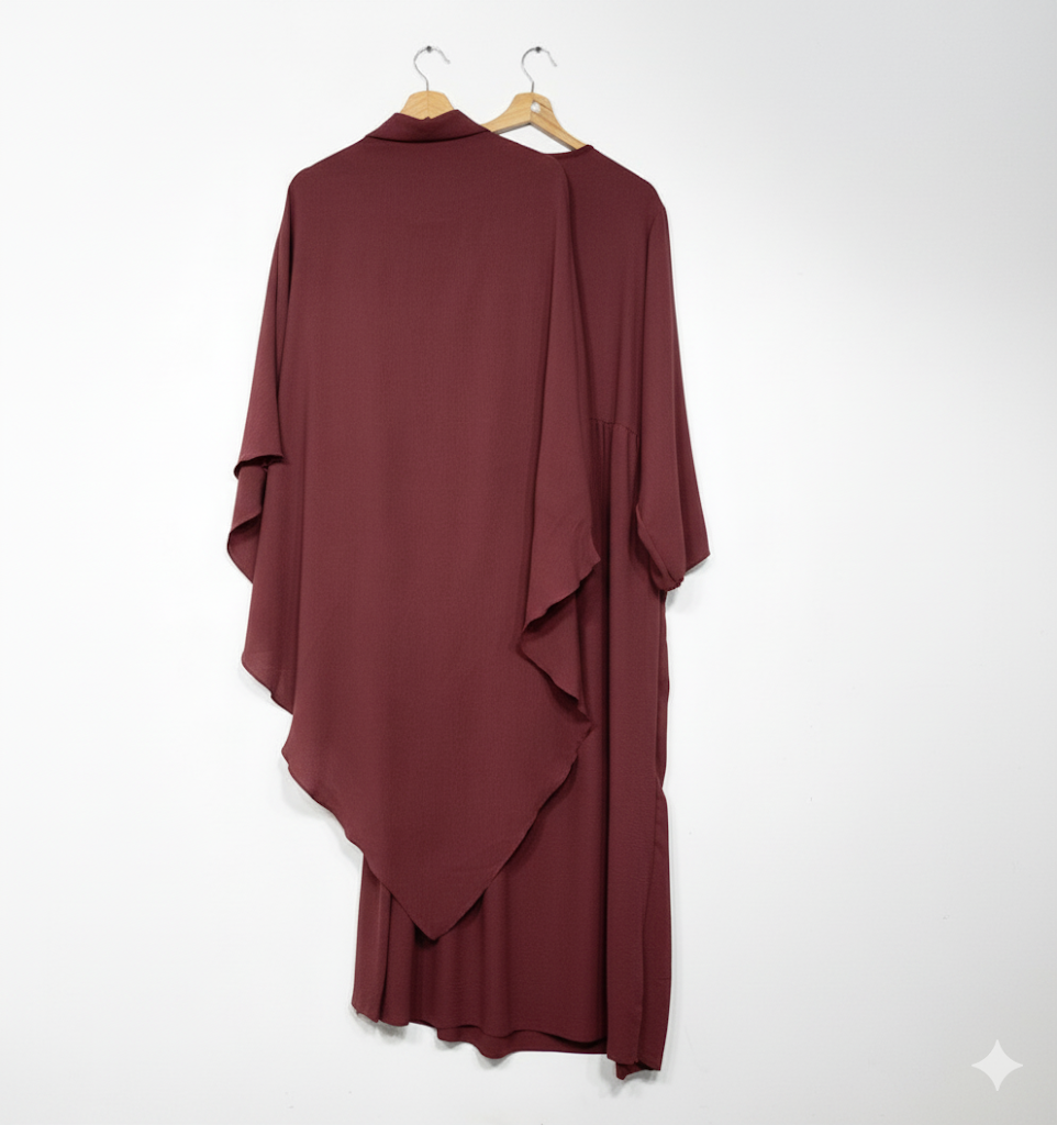 2-piece khimar abaya set