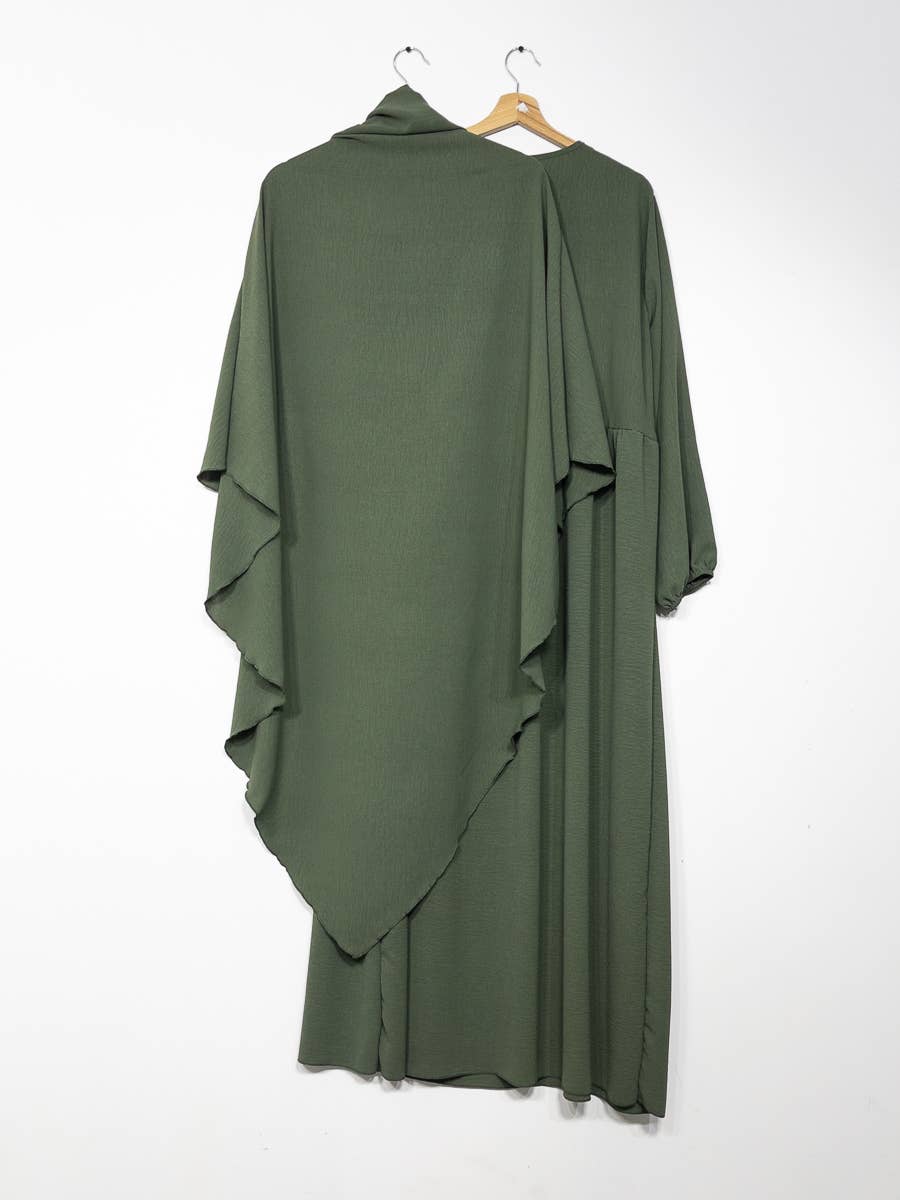 2-piece khimar abaya set