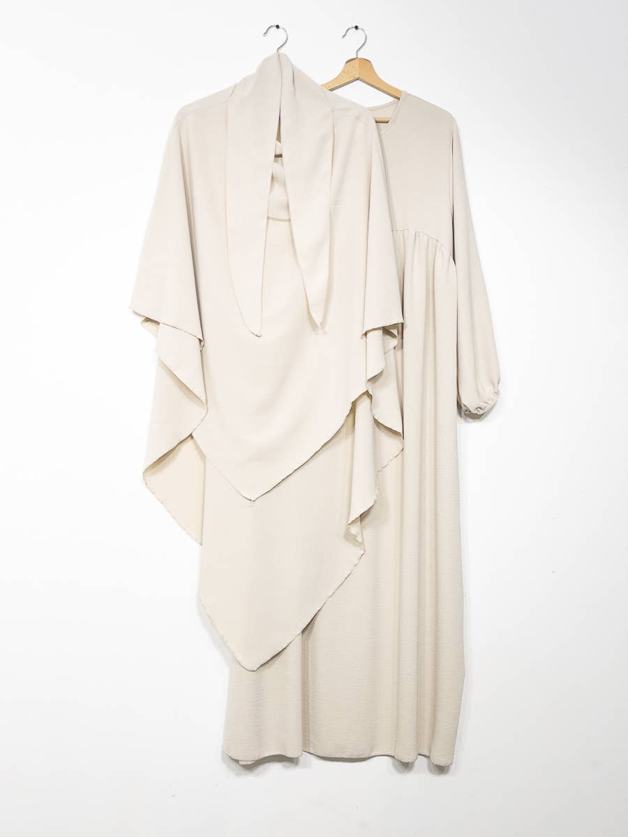 2-piece khimar abaya set