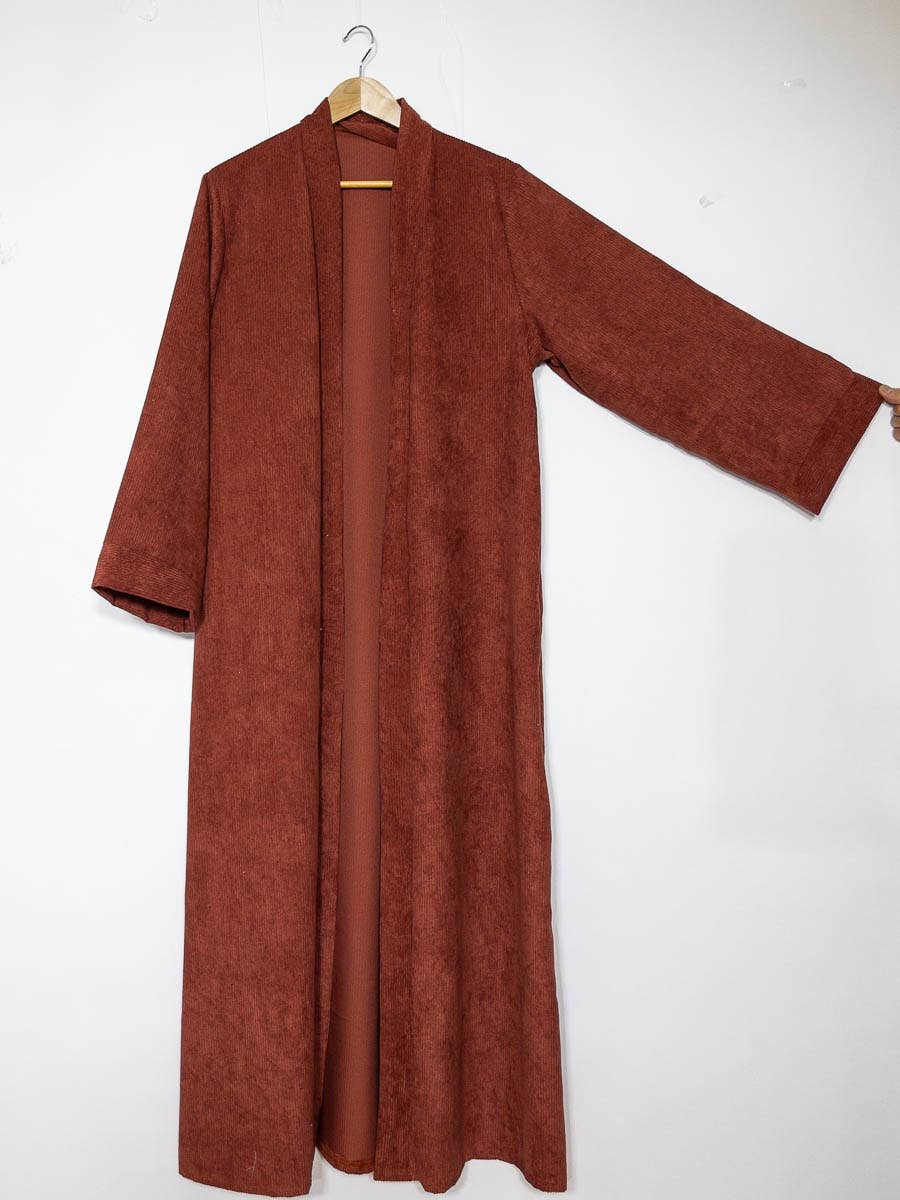 Kimono with wide sleeves for women ribbed