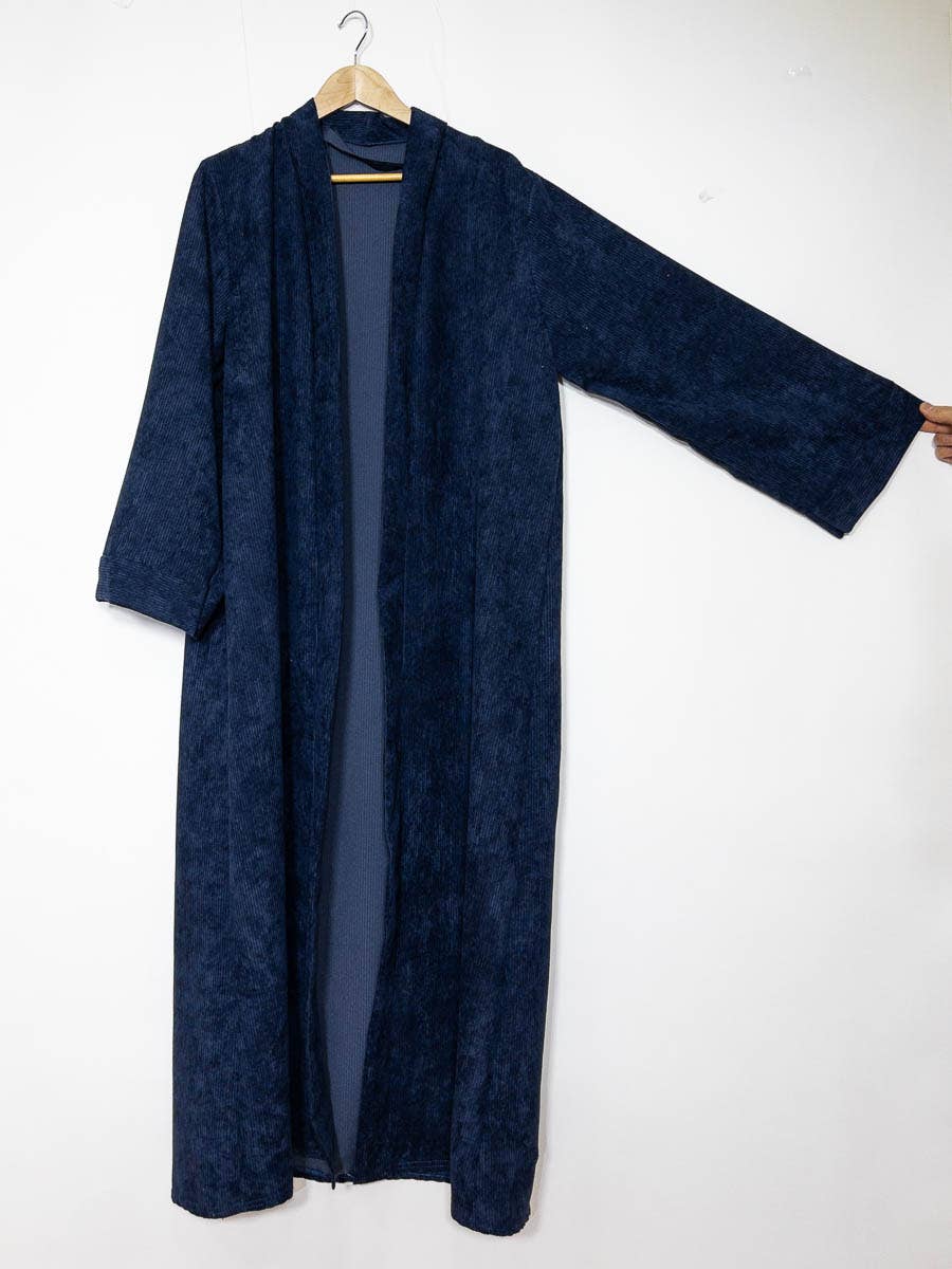 Kimono with wide sleeves for women ribbed