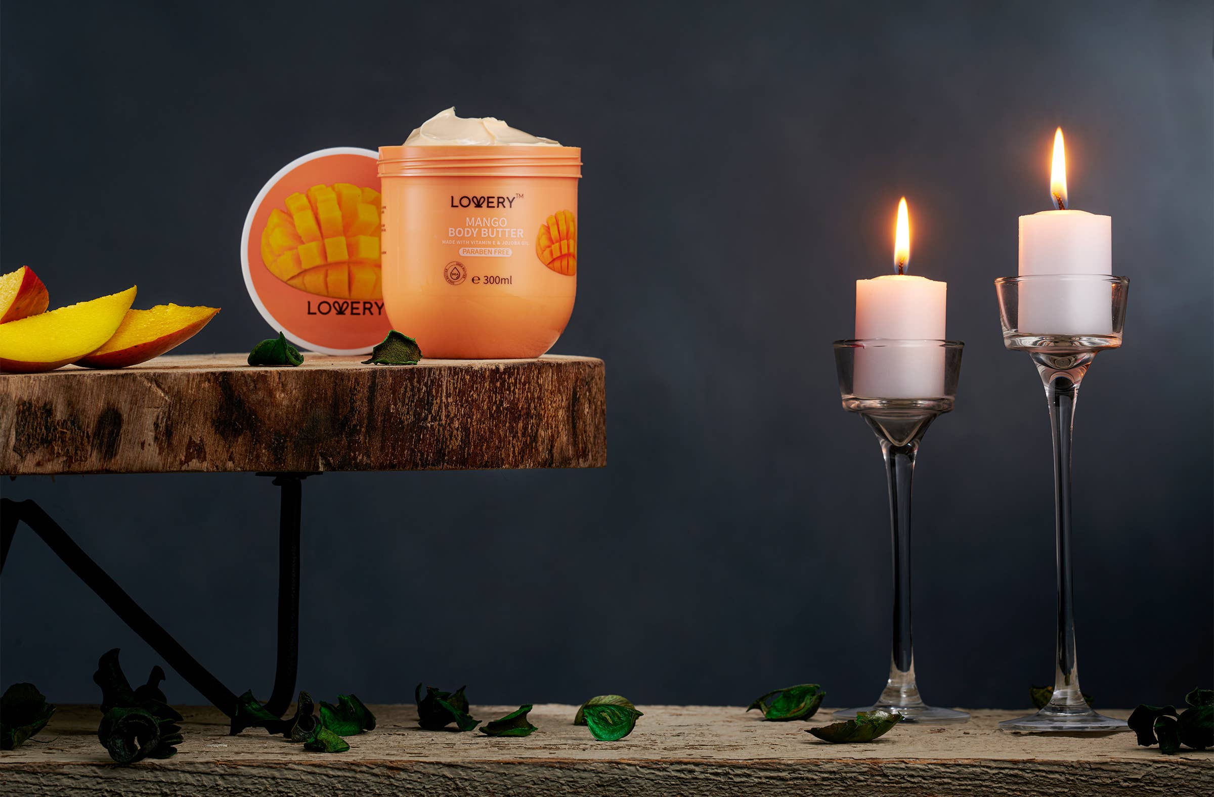 Mango Whipped Body Butter, 2Pack Hydrating Shea Butter Cream