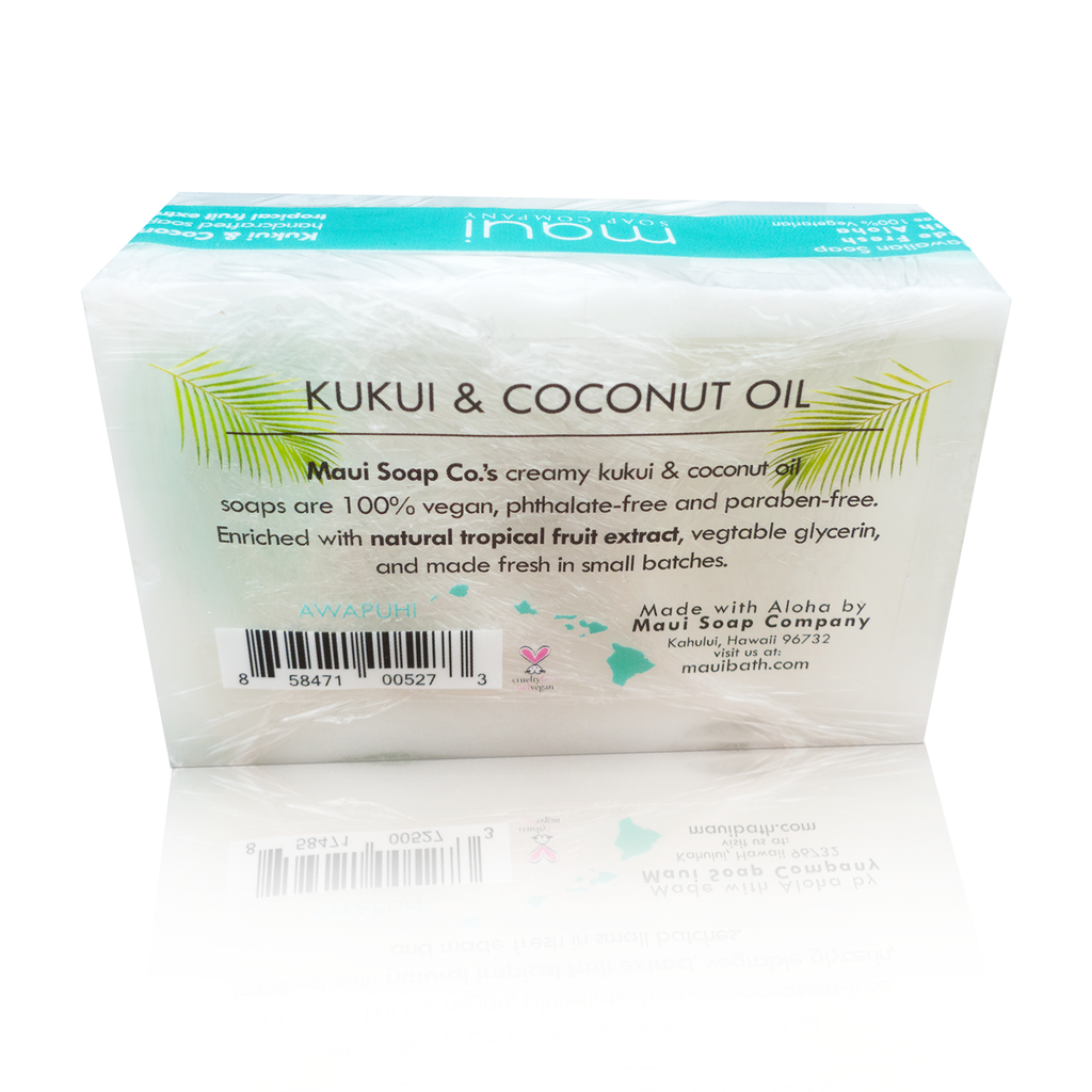 Awapuhi Bar Soap with Kukui & Coconut Oil 6oz