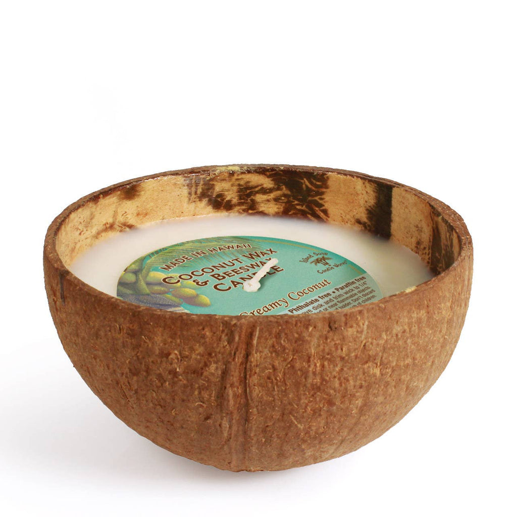 Coconut Bowl Candle with Coconut wax
