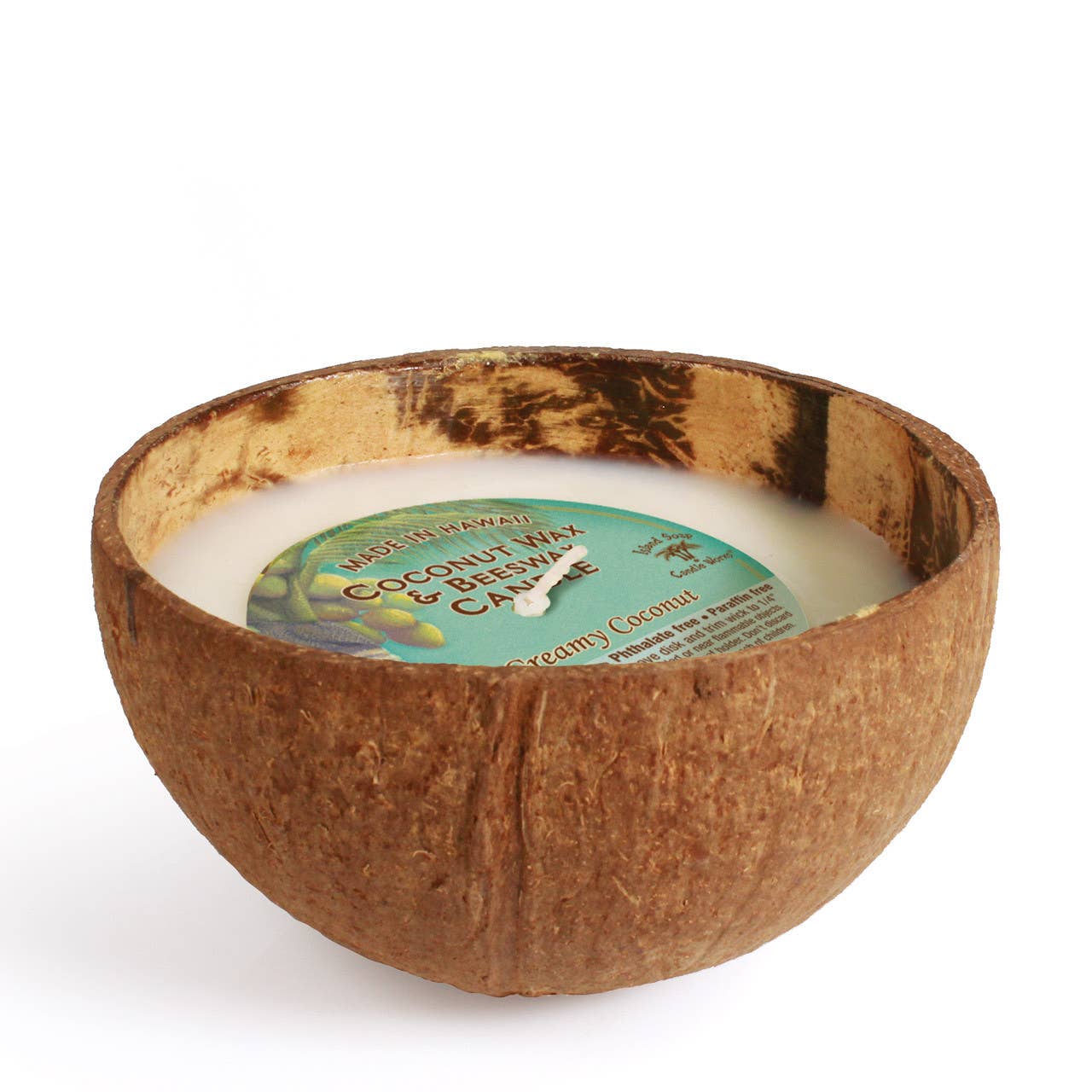 Coconut Bowl Candle with Coconut wax