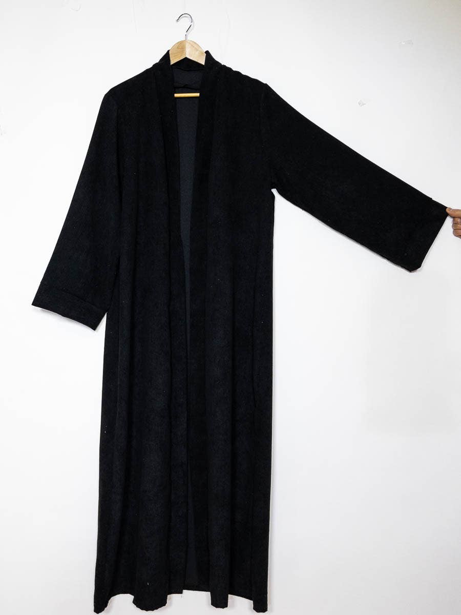 Kimono with wide sleeves for women ribbed