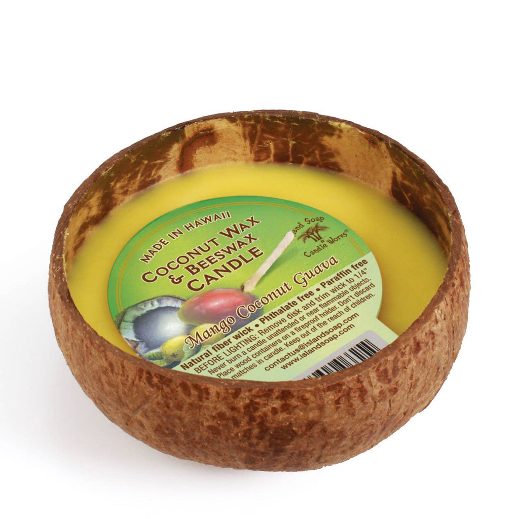 Coconut Bowl Candle with Coconut wax