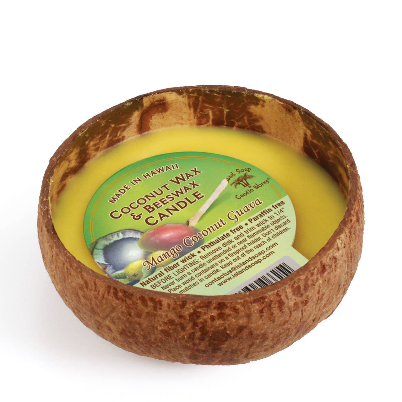 Coconut Bowl Candle with Coconut wax