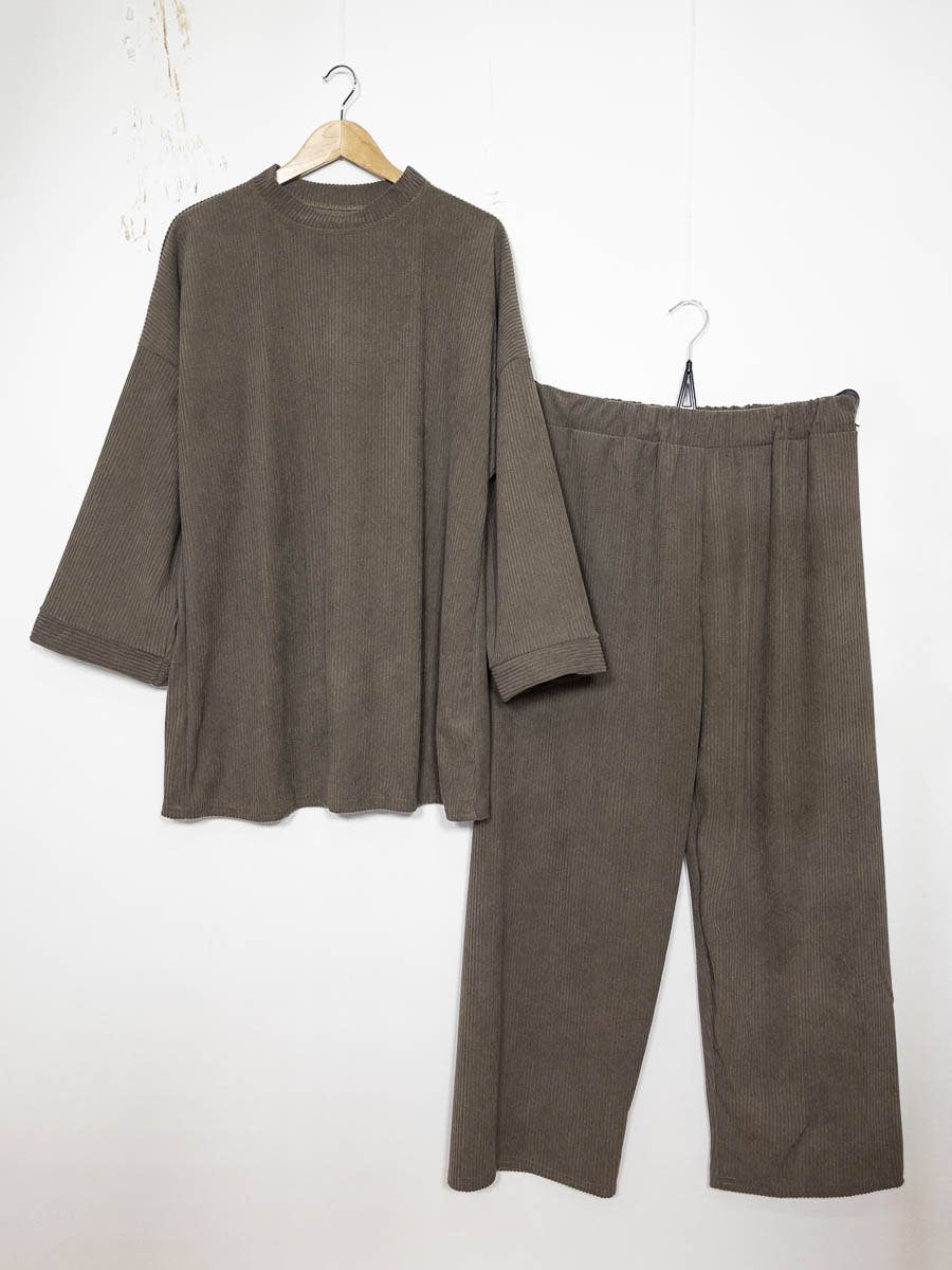 Ribbed set for winter