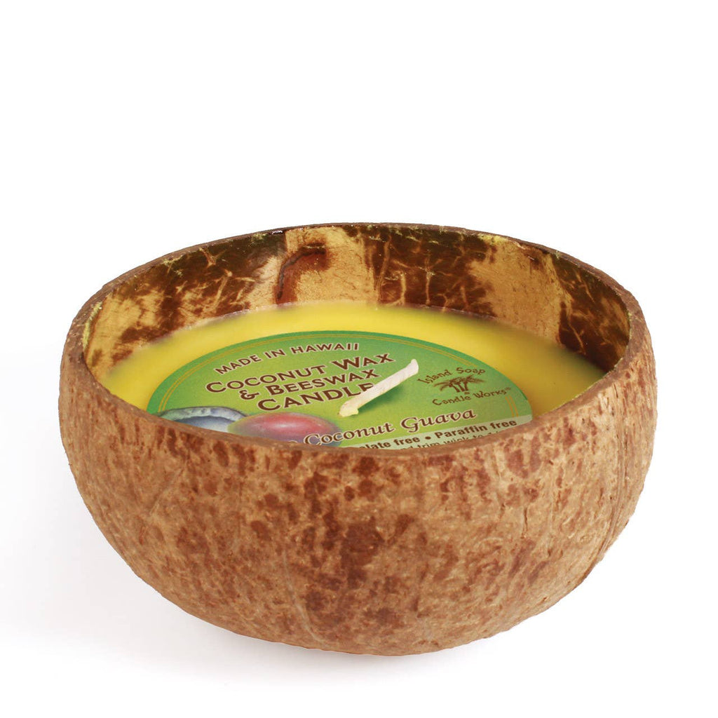 Coconut Bowl Candle with Coconut wax