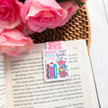 Drink Tea Read Books Love Life Magnetic Bookmark