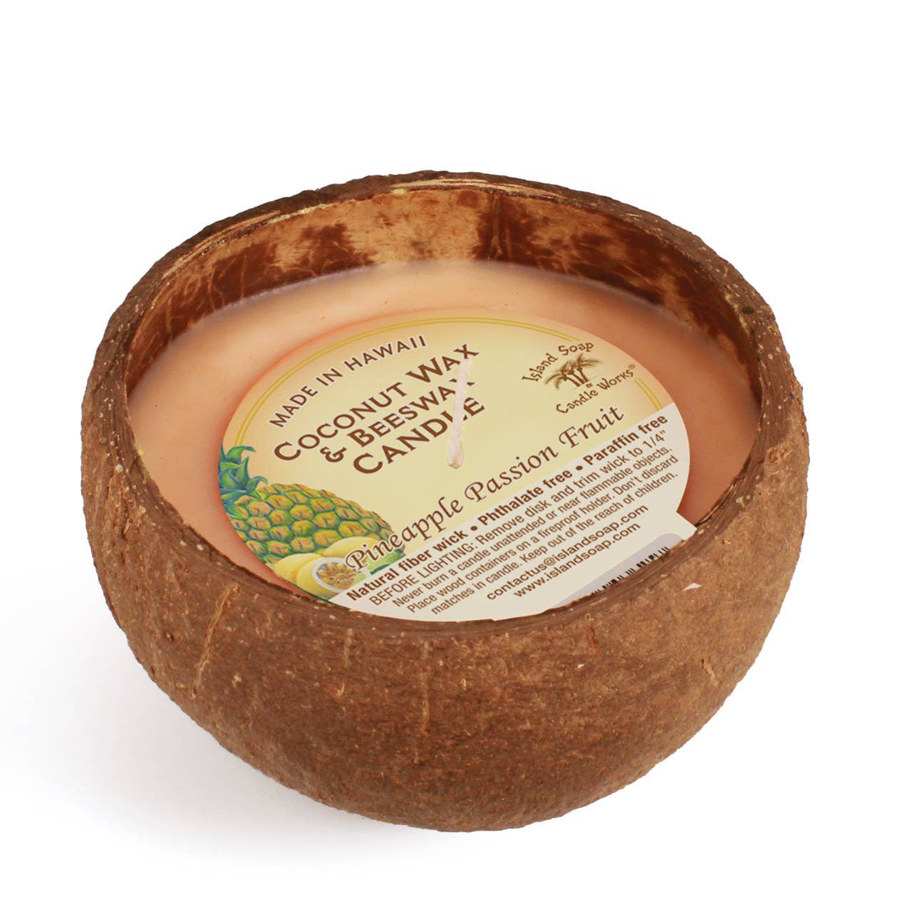 Coconut Bowl Candle with Coconut wax