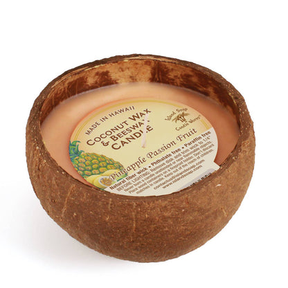 Coconut Bowl Candle with Coconut wax