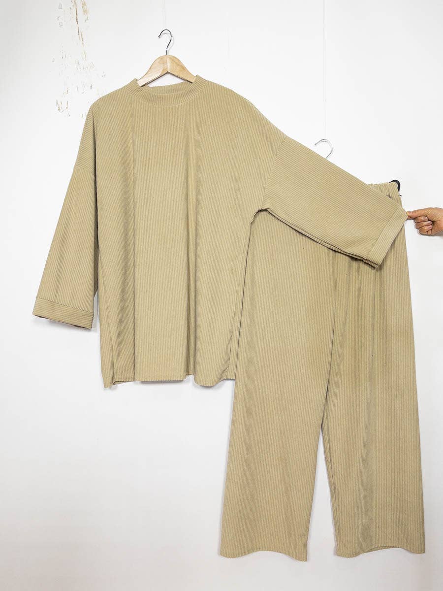 Ribbed set for winter