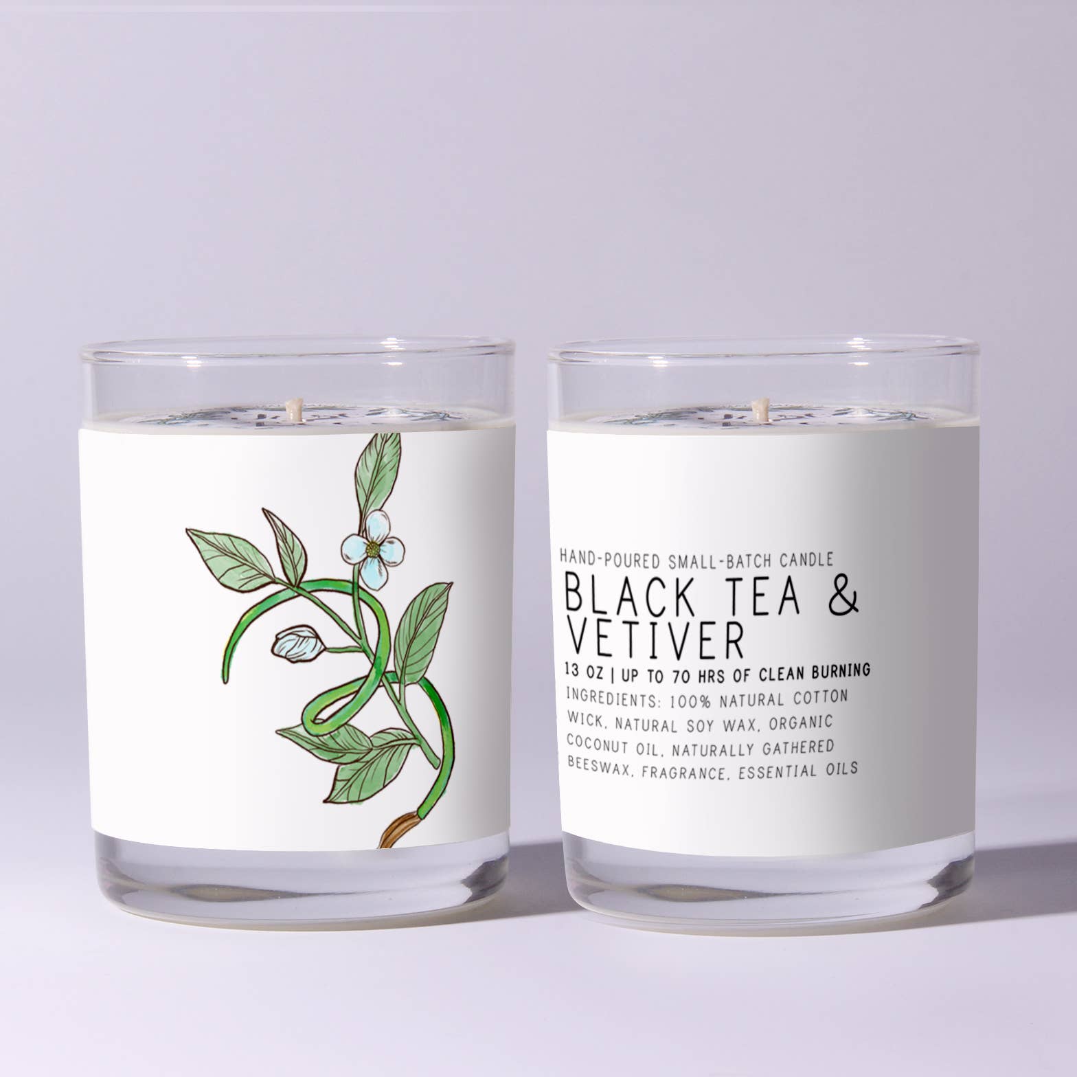 Black Tea Vetiver - Just Bee Candles