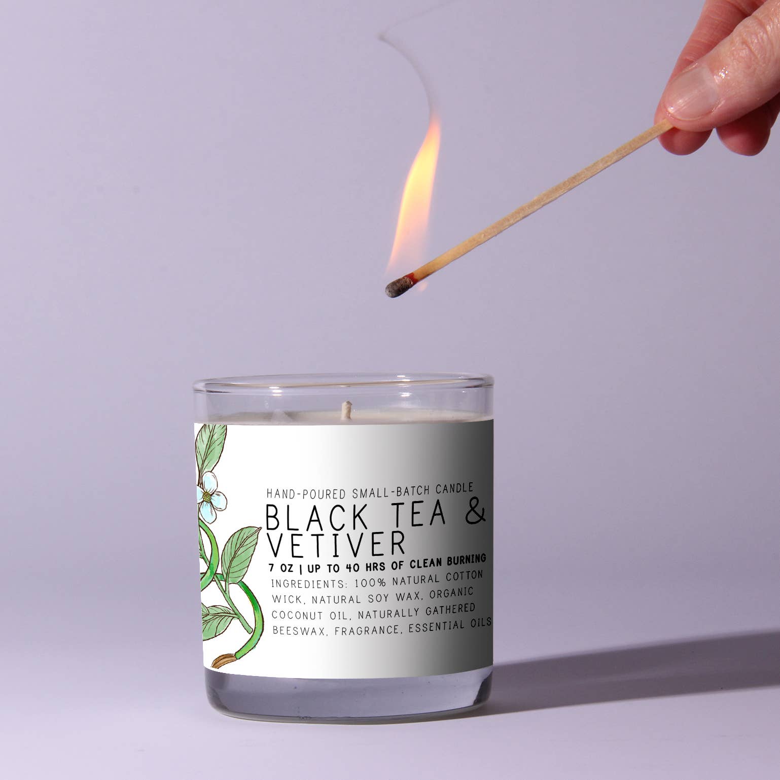 Black Tea Vetiver - Just Bee Candles
