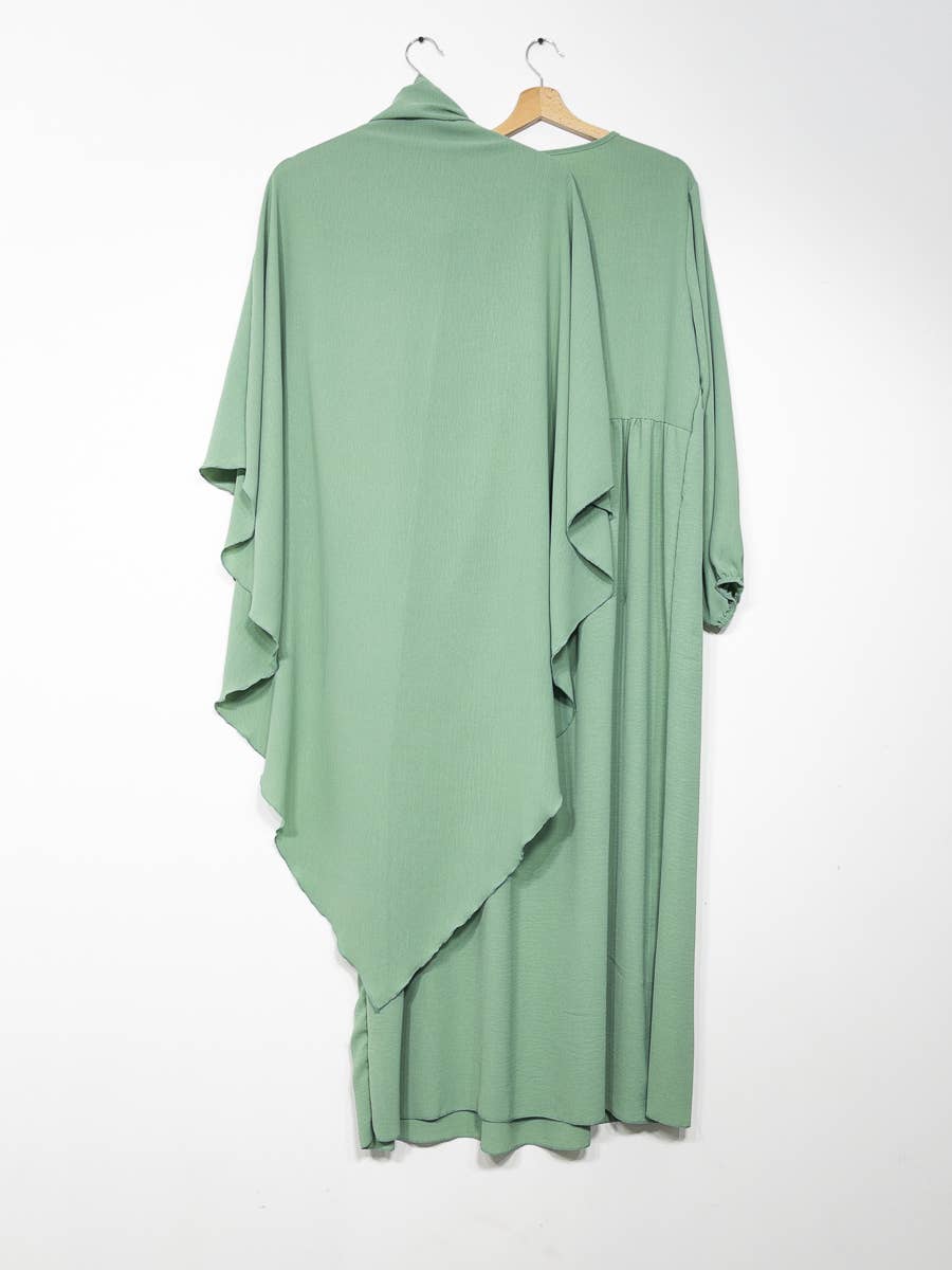 2-piece khimar abaya set