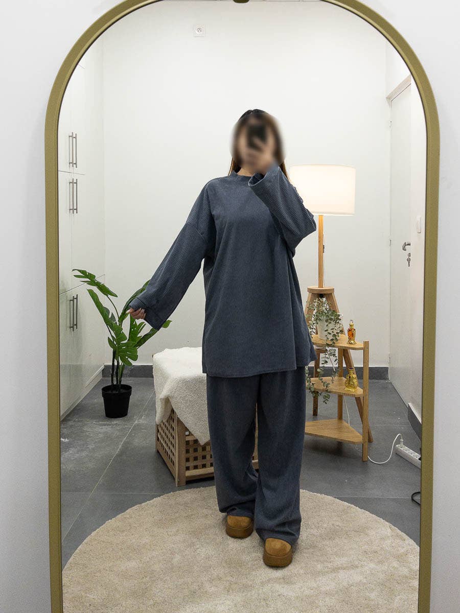 Ribbed set for winter