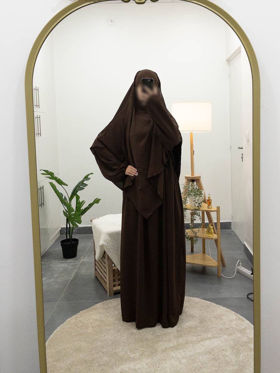 2-piece khimar abaya set