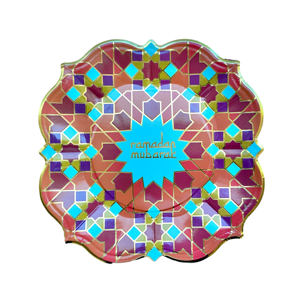 8 Geometric Ramadan Lunch Plates