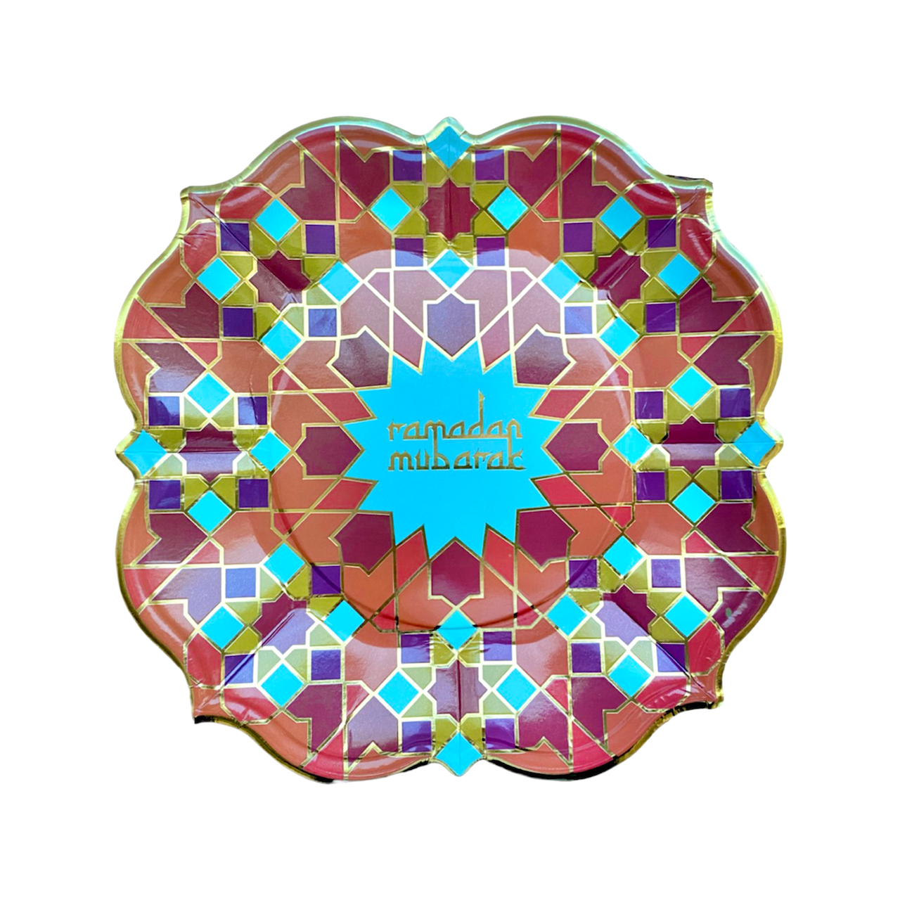 8 Geometric Ramadan Lunch Plates