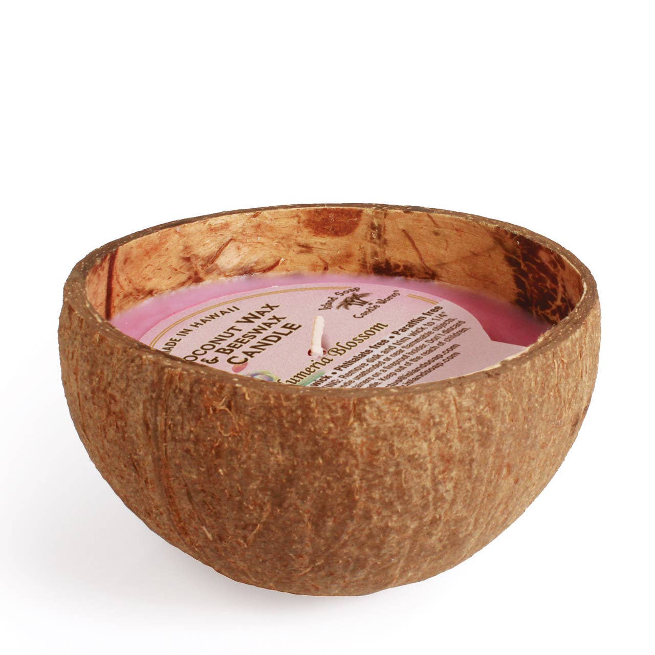 Coconut Bowl Candle with Coconut wax