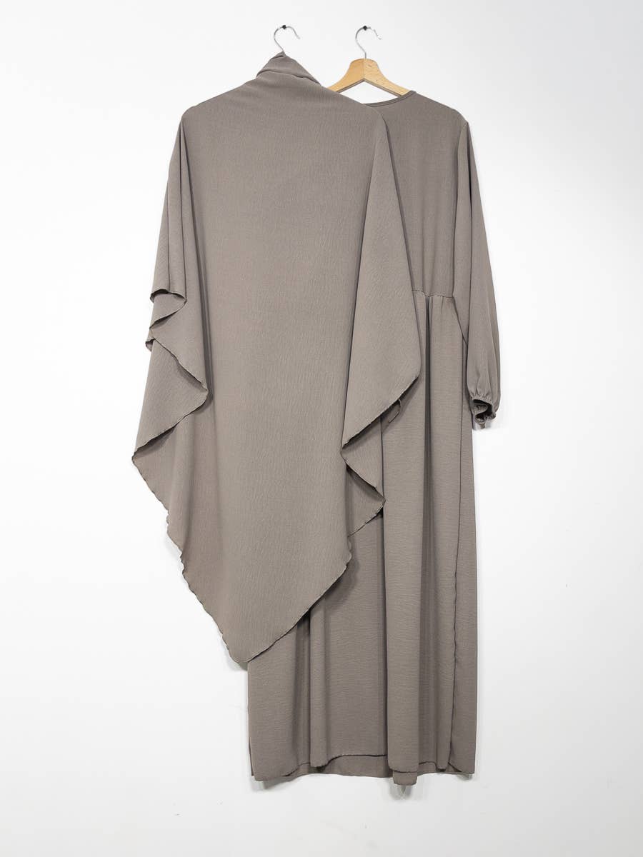 2-piece khimar abaya set
