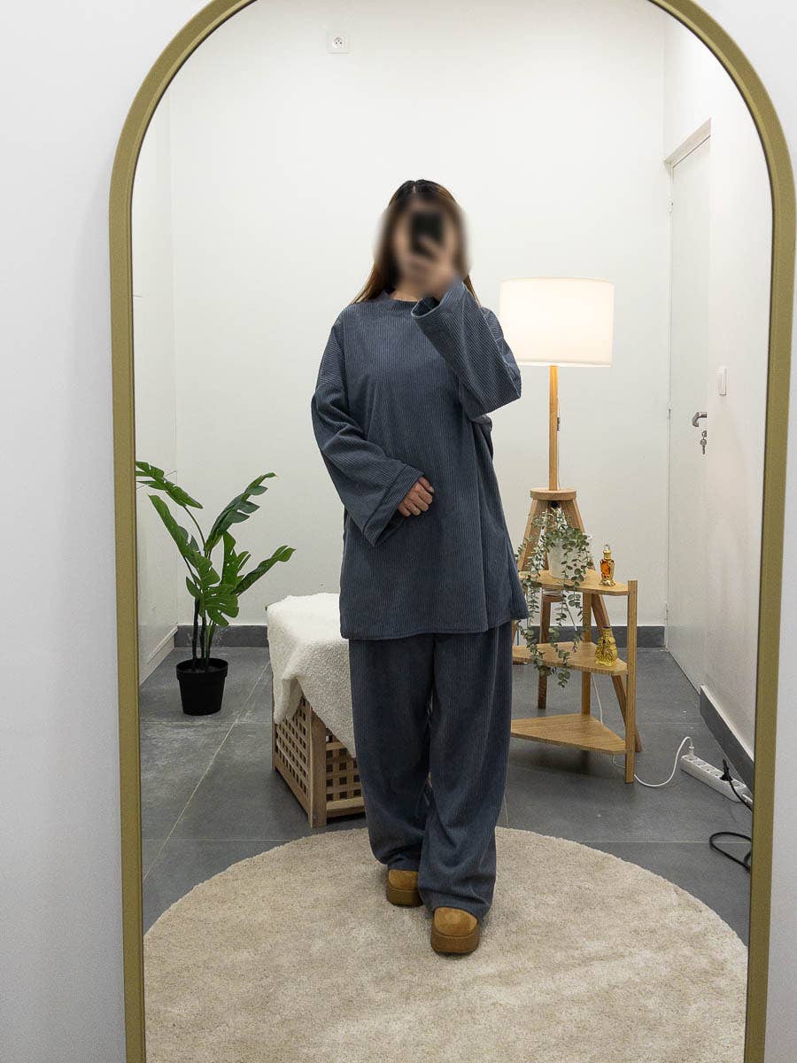 Ribbed set for winter