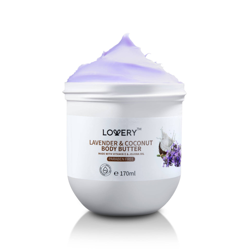 Lavender Coconut Body Butter, Hydrating Moisturizer Creams
