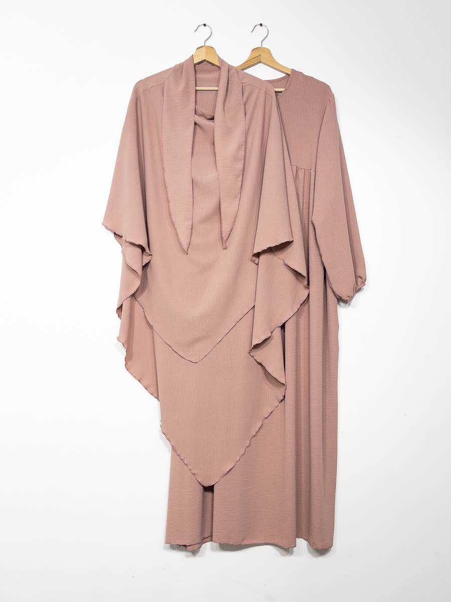 2-piece khimar abaya set