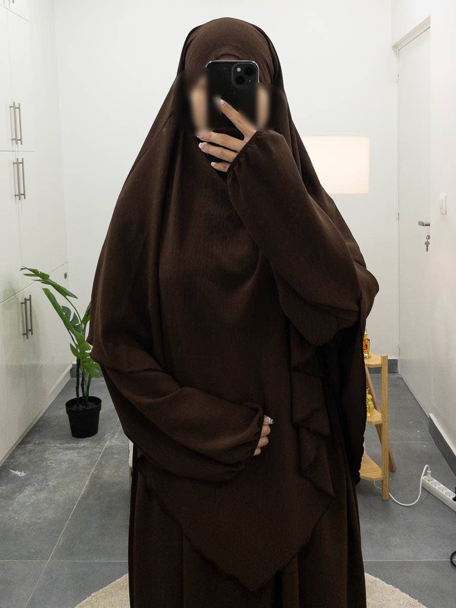 2-piece khimar abaya set