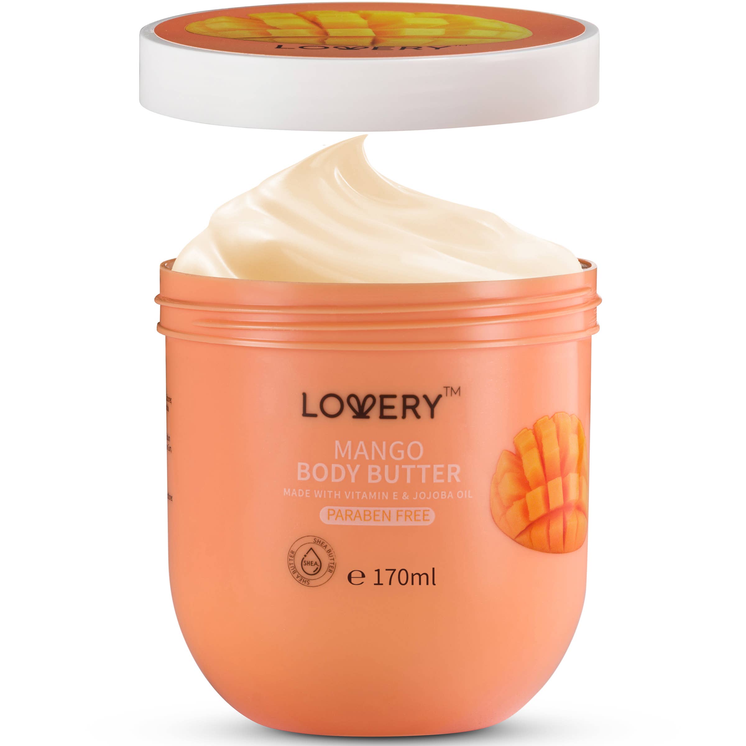 Mango Whipped Body Butter, 2Pack Hydrating Shea Butter Cream