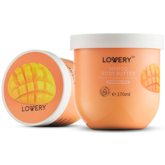 Mango Whipped Body Butter, 2Pack Hydrating Shea Butter Cream