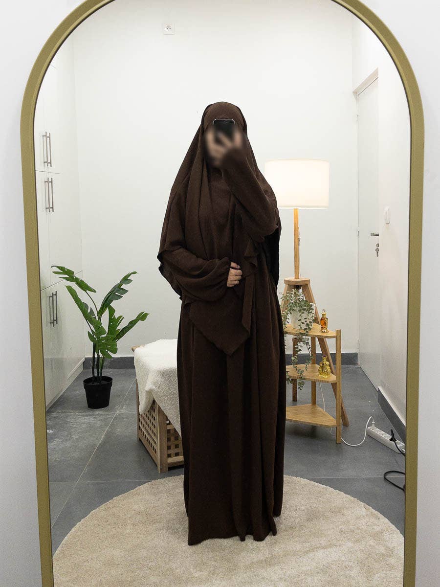 2-piece khimar abaya set