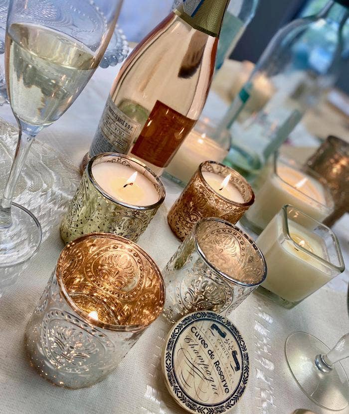 Petite Champagne Series | 2-in-1 Soy Lotion Candles