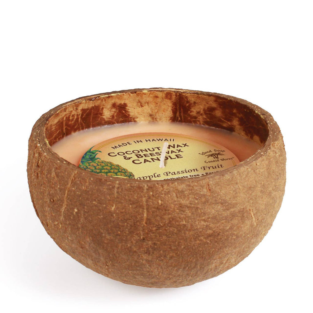 Coconut Bowl Candle with Coconut wax