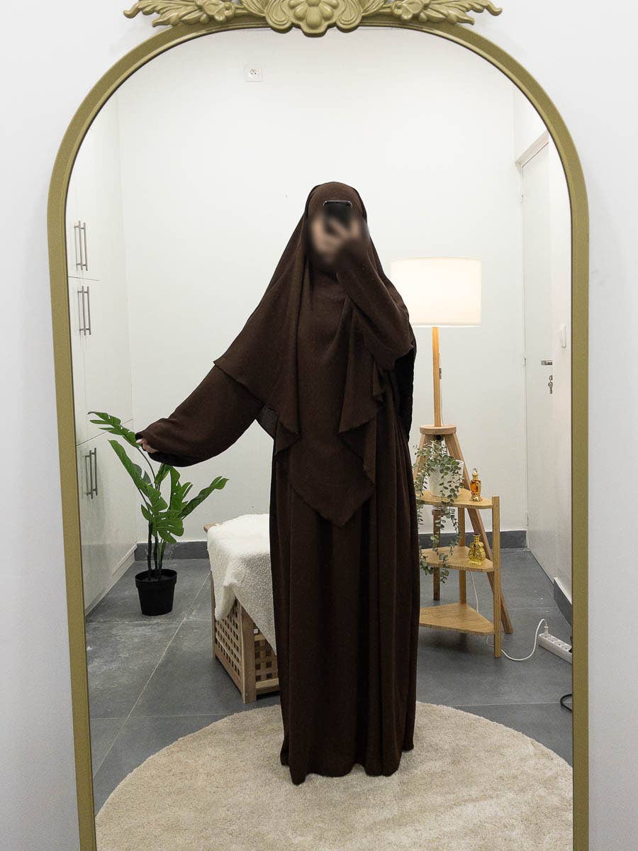 2-piece khimar abaya set