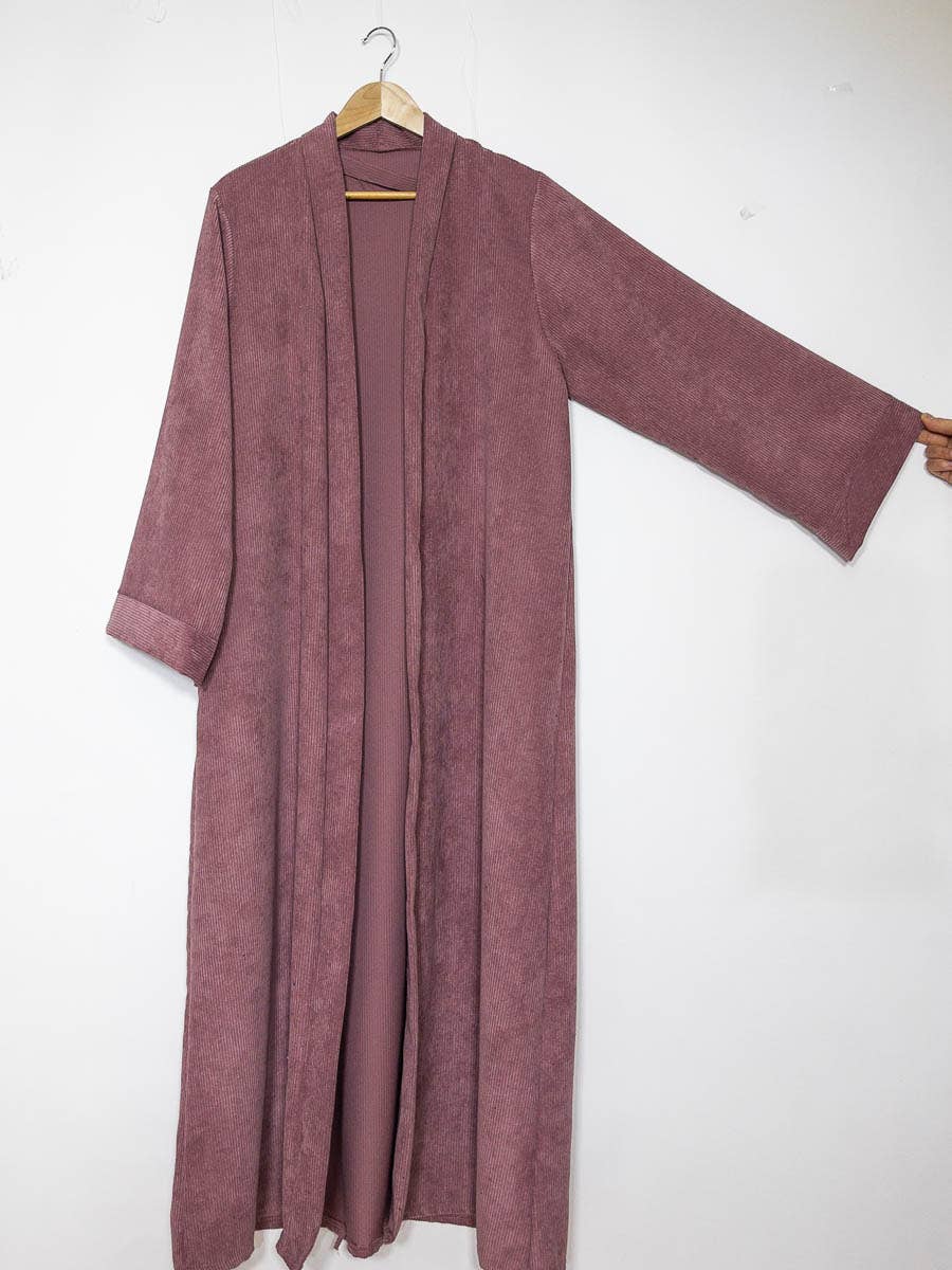 Kimono with wide sleeves for women ribbed