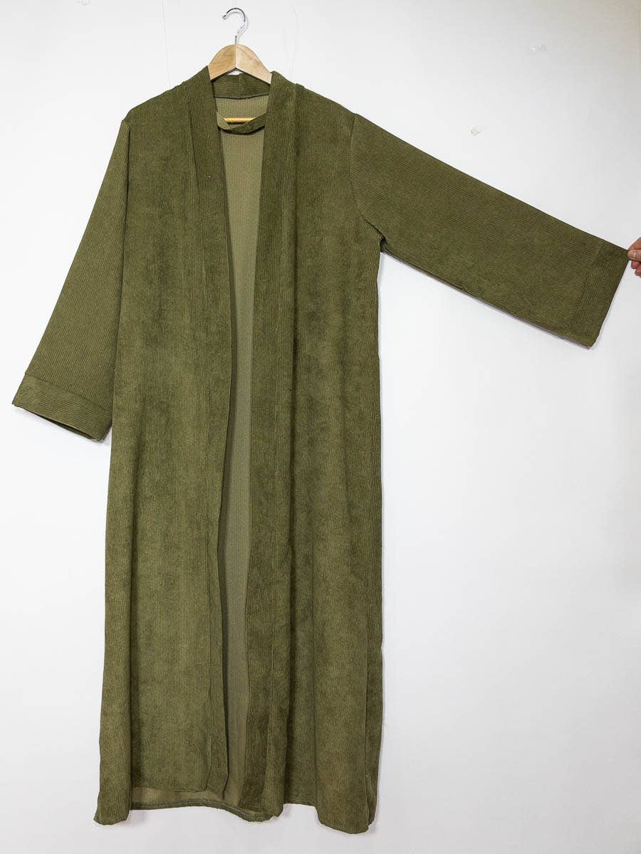 Kimono with wide sleeves for women ribbed