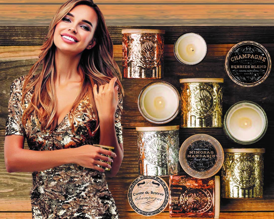 Petite Champagne Series | 2-in-1 Soy Lotion Candles